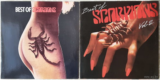 СССР 1991 SCORPIONS BEST OF SCORPIONS 2 LP ARTETON две пластинки ОДНИМ лотом