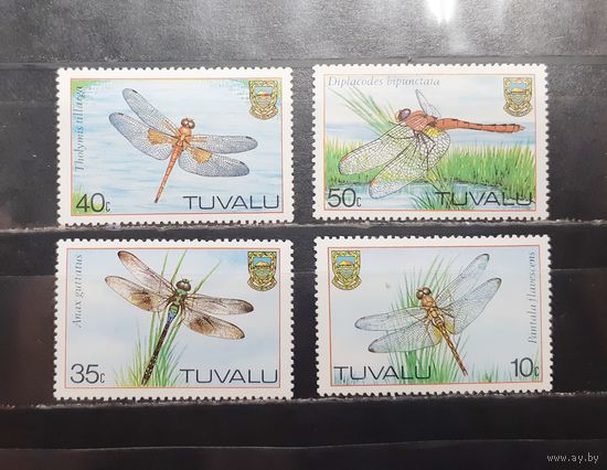 Тувалу. 1983 год. Фауна. Насекомые. Стрекозы (1332)