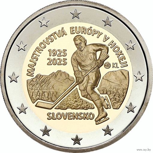 2 Евро Словакия  2025 100-летие первого Чемпионата Европы по хоккею UNC из ролла