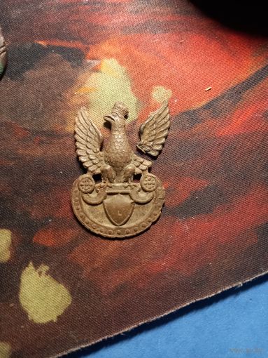 Кокарда польская малая реставратору Межвоенная Польша