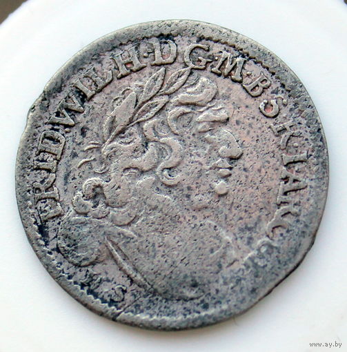 6 грош 1681 HS Пруссия