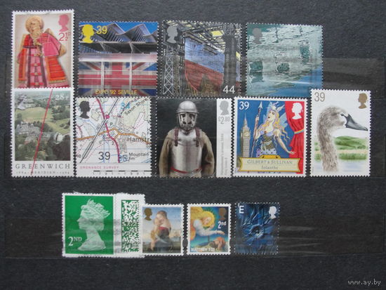 Продажа коллекции с 1 рубля! Почтовые марки Великобритании.