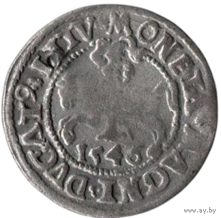 Великое Княжество Литовское, Русское и Жемайтское и Иных Земель. 1/2 гроша /паўгрош, полугрош/ 1546. Нечастая