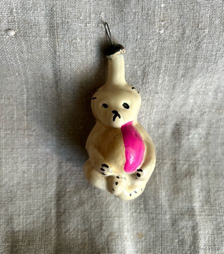 Елочная игрушка Медведь с шаром