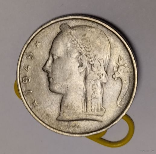 Бельгия 5 франков, 1949