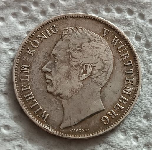Вюртемберг 1 гульден 1843