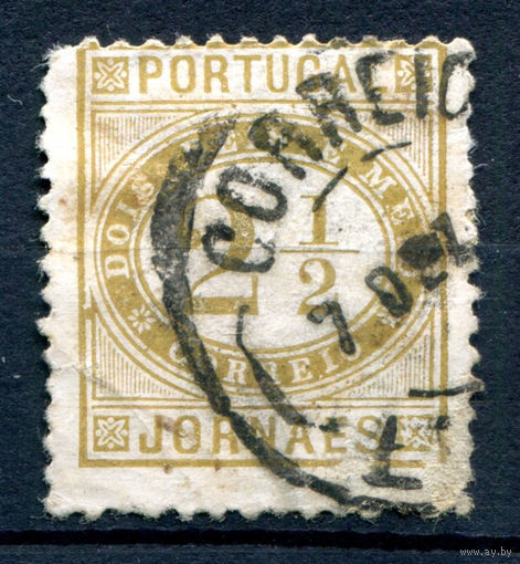 Португалия (Королевство) - 1886/94г. - 2 1/2 R - 1 марка - полная серия, гашёная [Mi 65]. #1-Po-7-A-1