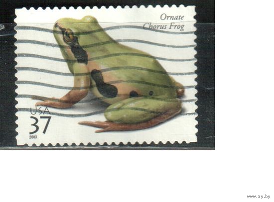 США-2003 (Мих.3783) ,  гаш. , Фауна , Лягушка