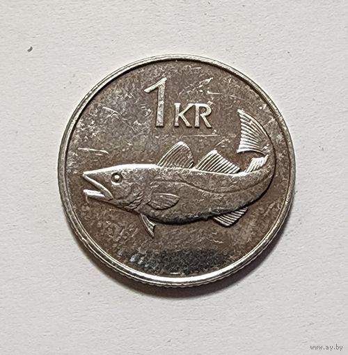 Исландия 1 крона, 2007