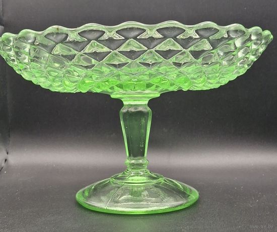 Старинная ваза на ножке неман березовка барисов распродажа коллекции