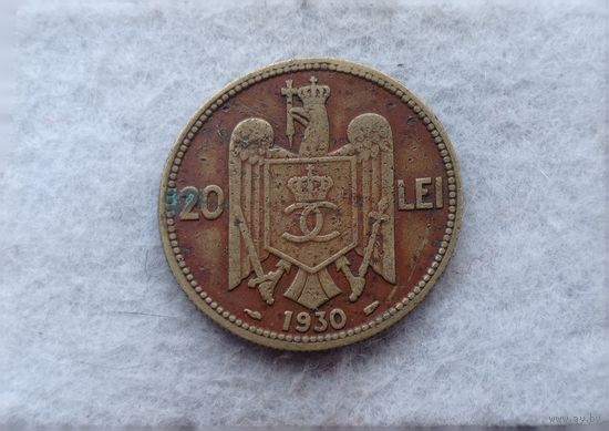 Werty71 Румыния 20 лей 1930
