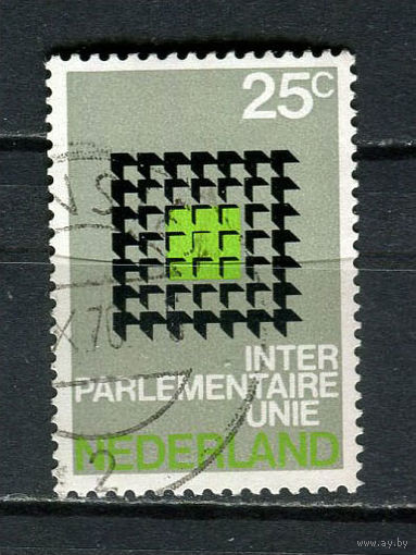 Нидерланды - 1970 - Конференция Межпарламентского союза 25С - [Mi.946] - 1 марка. Гашеная.  (Лот 40GM)-T2P57