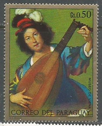 Парагвай. Музыкант. 1975г. 1 марка.