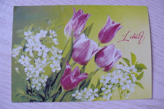 Дергилев И., 1 Мая; 1990, чистая, штамп "Цена ___ коп."