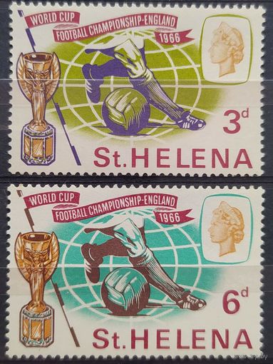 Британские колонии. Остров Святой Елены, 1966 г. SG205,206 MLH