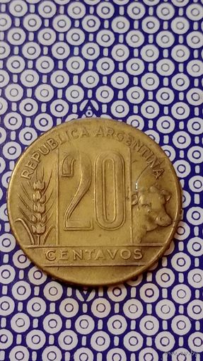 Аргентина 20 сентаво 1946