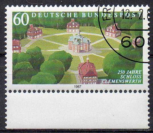250 лет замку Клеменс Верт ФРГ 1987 год серия из 1 марки