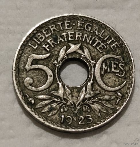 Франция 5 сантимов, 1923 (2-10-147)