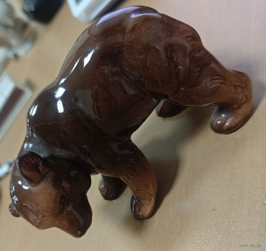 Фарфоровая фигурка. Медведь. СССР