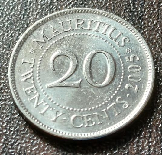 Маврикий 20 центов, 2005     ( 2-1-5 )