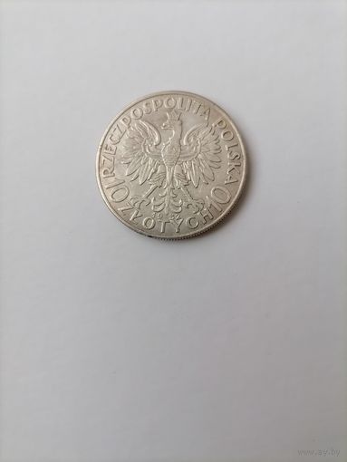 10 злотых 1932. Ядвига