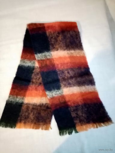 Шарф шерстяной СССР 26 х 120 см