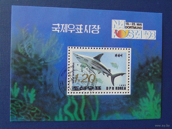 Корея 1993г. Морская фауна.