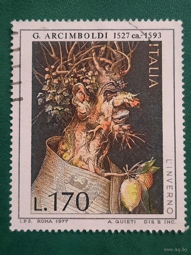 Италия 1977. Искусство G. Arcimboldi 1527-1593