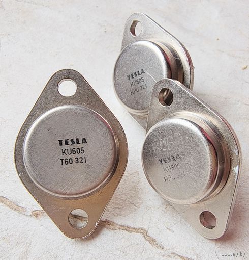 KU605 Транзистор кремниевый TESLA. 200 В, 50 Вт, 10 А