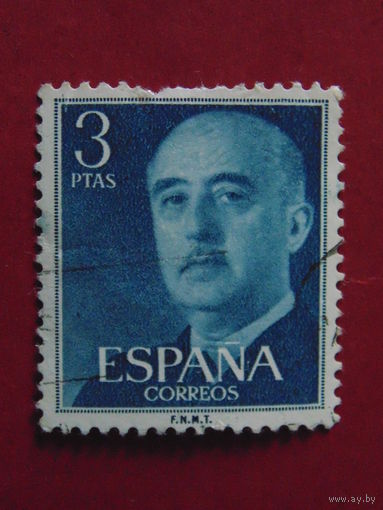 Испания 1956 г. Генерал Франко.