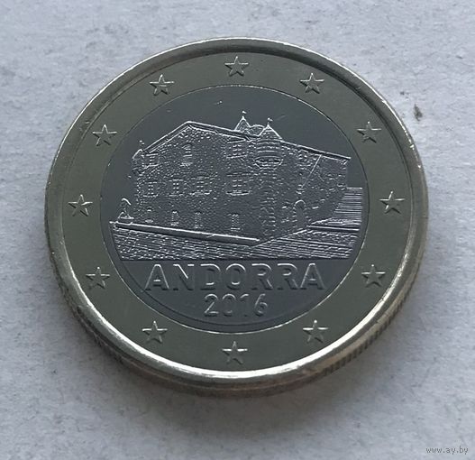 Андорра 1 евро 2016