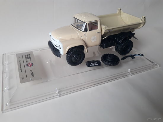 ЗИЛ-130 (Обмен!) самосвал ММЗ-555 Астрахань ДСТ #1-1966г. DiP Models 1:43 арт.155501
