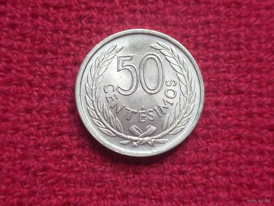 Уругвай 50 сентесимо 1965 г.
