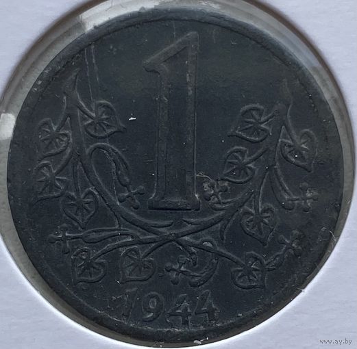 Богемия и Моравия 1 крона 1944 г. В холдере