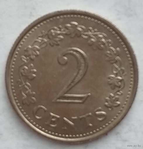 Мальта 2 цента 1972 г.