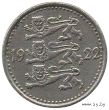 Эстонская Республика /I Республика/. 1 марка 1922.