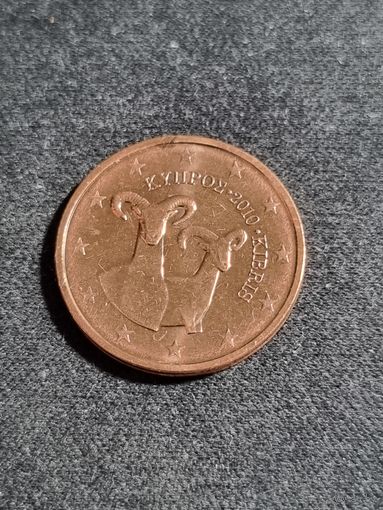 Кипр 2 евроцента 2010 Unc