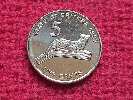 Эритрея 5 центов 1997 г.
