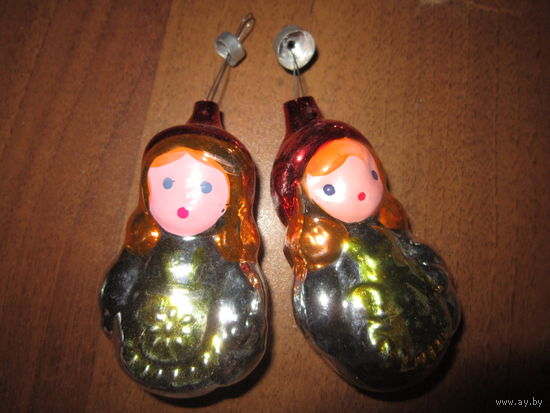 Елочная игрушка СССР . Красная Шапочка 1 шт .