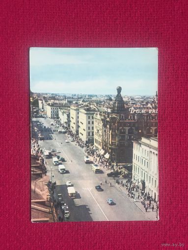 Ленинград. Невский проспект. Мазелева. 1964 г. Чистая.