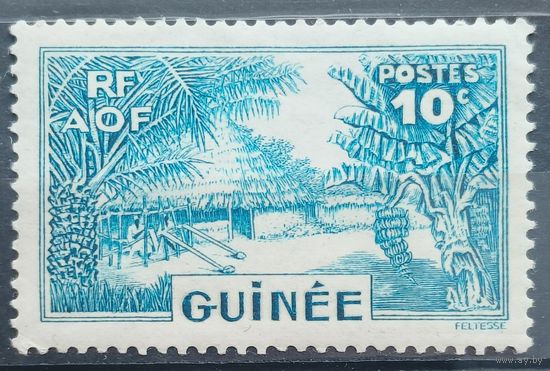 Французская Гвинея 1938г. Французские колонии