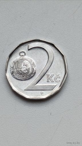 Чехия. 2 кроны 2016 года