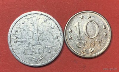 Антильские острова 2 монеты