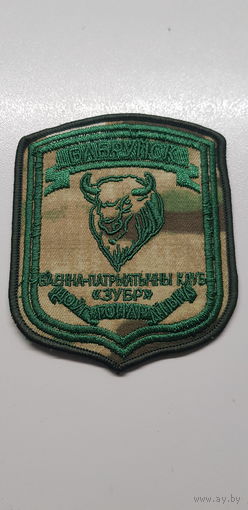 Шеврон военно-патриотический клуб Зубр Бобруйск Беларусь