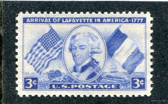 США. Жильбер Лафайет, политический деятель