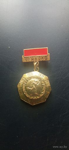 Значок чемпион Витебска 1967 года