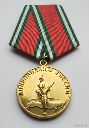 Добровольцы России. За участие.