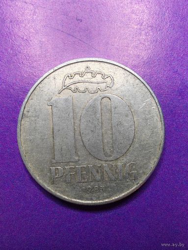 Германия ГДР 10 пфеннингов 1983 А