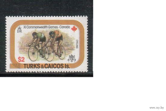 Теркс и Кайкос-1978 (Мих.403) ,  ** ,  Спорт, Велоспорт , Велосипеды