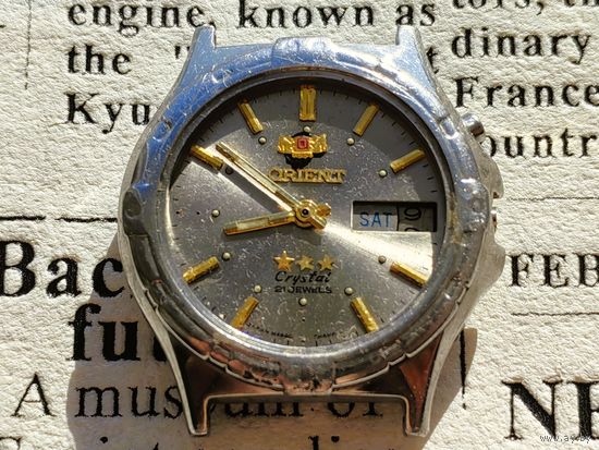 Механизм (часть механизма) с корпусом от наручных механических часов Orient (автоподзавод). #1